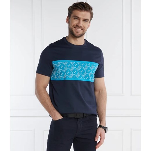 Michael Kors T-shirt EMPIRE STRIPE | Regular Fit ze sklepu Gomez Fashion Store w kategorii T-shirty męskie - zdjęcie 170954046