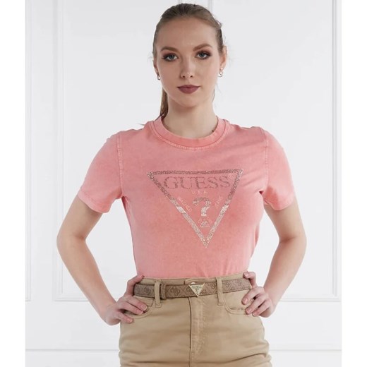 Różowa bluzka damska Guess 