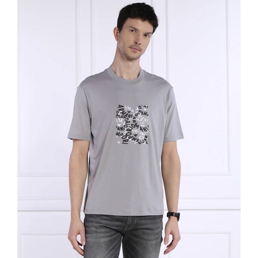 T-shirt męski Emporio Armani szary 