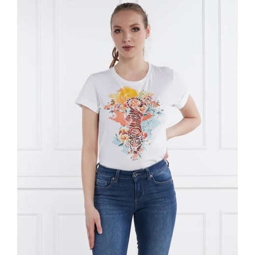 GUESS T-shirt | Regular Fit ze sklepu Gomez Fashion Store w kategorii Bluzki damskie - zdjęcie 170954115