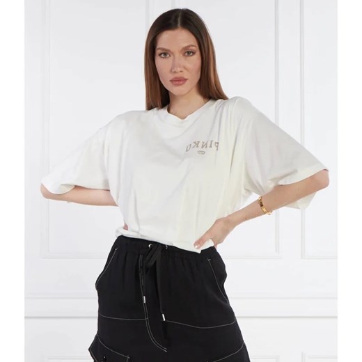 Pinko T-shirt TORRONE | Oversize fit ze sklepu Gomez Fashion Store w kategorii Bluzki damskie - zdjęcie 170954127