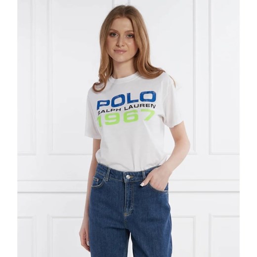 POLO RALPH LAUREN T-shirt polo 1967 | Regular Fit ze sklepu Gomez Fashion Store w kategorii Bluzki damskie - zdjęcie 170954128