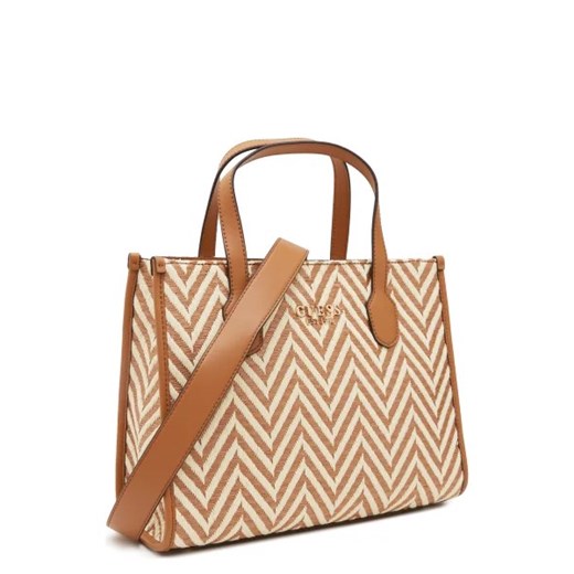 Shopper bag Guess ze skóry ekologicznej