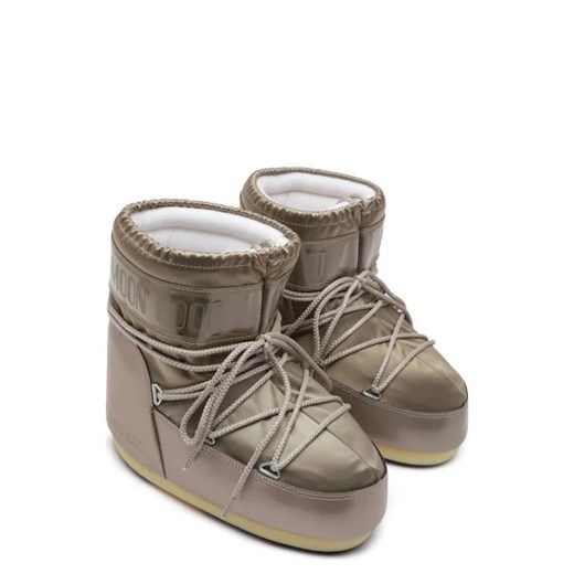 Moon Boot śniegowce damskie sznurowane z tkaniny casual