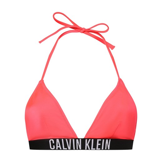 Calvin Klein Damski stanik bikini - usztywniany Kobiety wyrazisty róż jednolity ze sklepu vangraaf w kategorii Stroje kąpielowe - zdjęcie 170956388