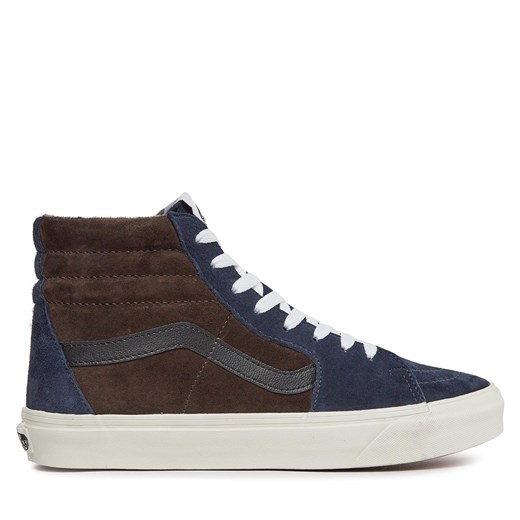 Sneakersy Vans Sk8-Hi VN000BW7BF11 Brown/Navy ze sklepu eobuwie.pl w kategorii Trampki męskie - zdjęcie 170957127