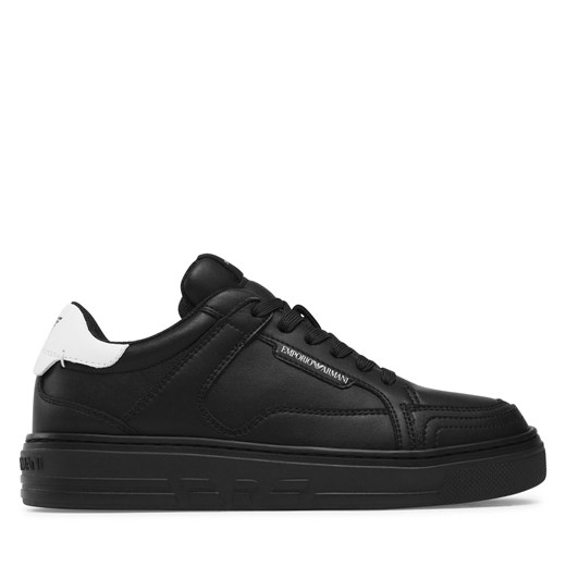 Sneakersy Emporio Armani X3X188 XF724 A120 Black/White ze sklepu eobuwie.pl w kategorii Buty sportowe damskie - zdjęcie 170957358