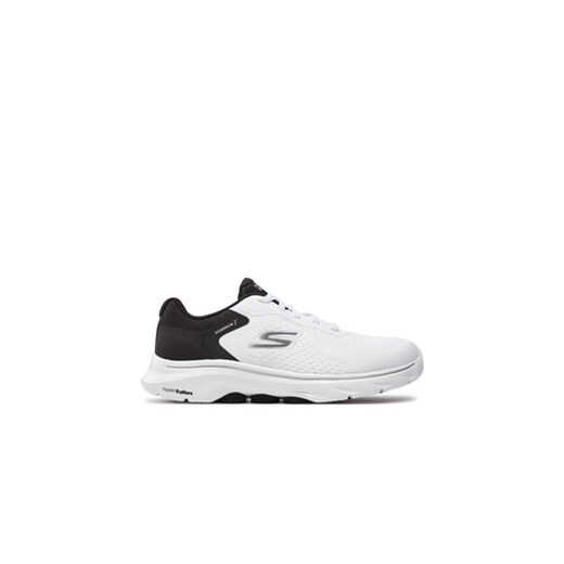 Skechers Sneakersy Go Walk 7-Cosmic Waves 125215/WBK Biały ze sklepu MODIVO w kategorii Buty sportowe damskie - zdjęcie 170957486