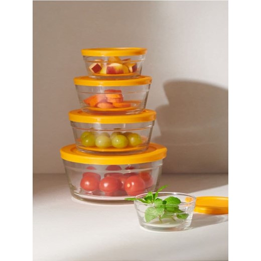 Sinsay - Pojemniki do przechowywania 5 pack - pomarańczowy ze sklepu Sinsay w kategorii Pojemniki kuchenne - zdjęcie 170958889