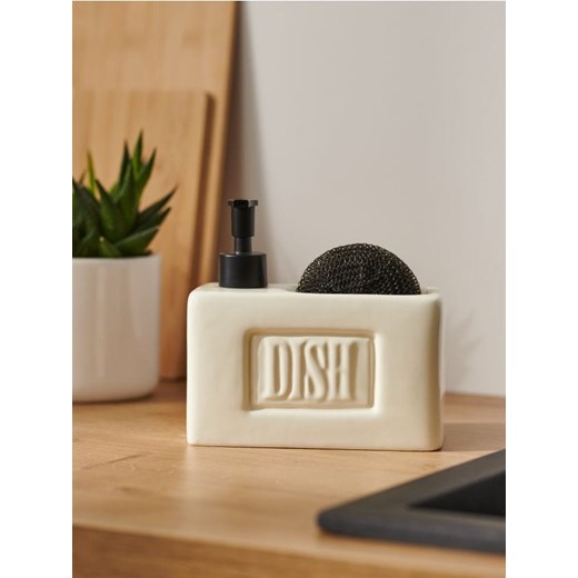 Sinsay - Zestaw do mycia naczyń - kremowy ze sklepu Sinsay w kategorii Akcesoria łazienkowe - zdjęcie 170958936