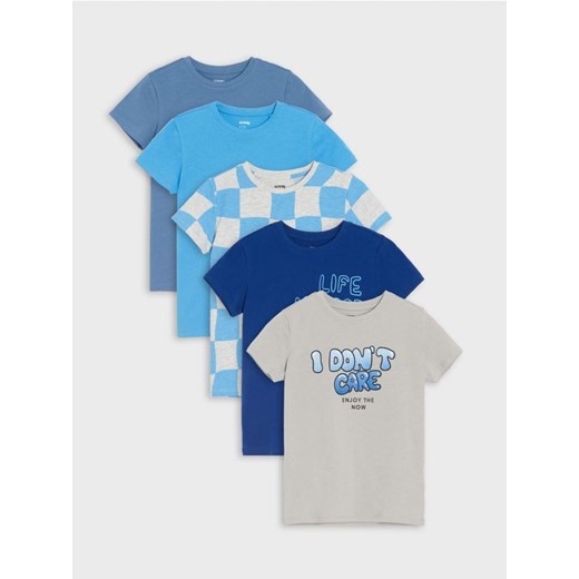 Sinsay - Koszulki 5 pack - wielobarwny ze sklepu Sinsay w kategorii T-shirty chłopięce - zdjęcie 170958949