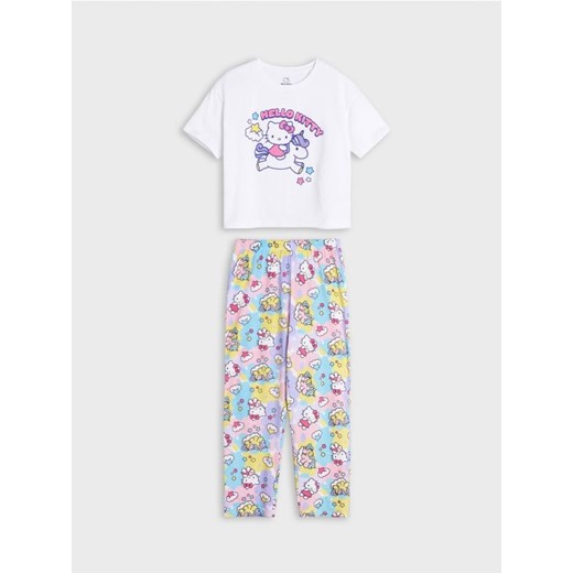 Sinsay - Piżama Hello Kitty - biały ze sklepu Sinsay w kategorii Piżamy dziecięce - zdjęcie 170958956