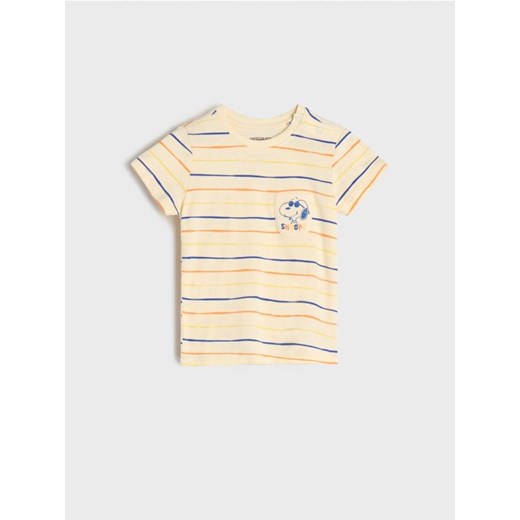 Sinsay - Koszulka Snoopy - kremowy ze sklepu Sinsay w kategorii Koszulki niemowlęce - zdjęcie 170958967