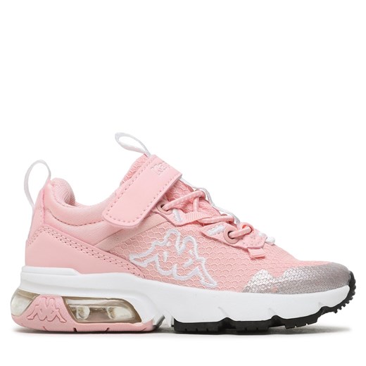 Sneakersy Kappa 261001K Rose/White 2110 ze sklepu eobuwie.pl w kategorii Buty sportowe dziecięce - zdjęcie 170960838