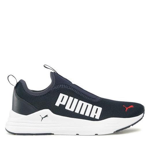 Sneakersy Puma Puma Wired Rapid 385881 07 Granatowy ze sklepu eobuwie.pl w kategorii Buty sportowe damskie - zdjęcie 170961606