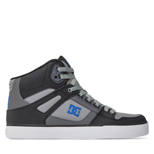 Sneakersy DC Pure Ht Wc ADYS400043 Black/Grey/Blue XKSB 44 eobuwie.pl