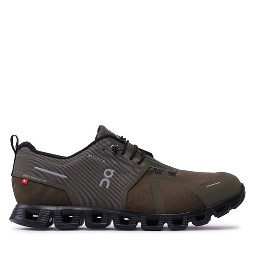 Sneakersy On Cloud 5 Waterproof 59.98840 Olive/Black ze sklepu eobuwie.pl w kategorii Buty sportowe męskie - zdjęcie 170962166