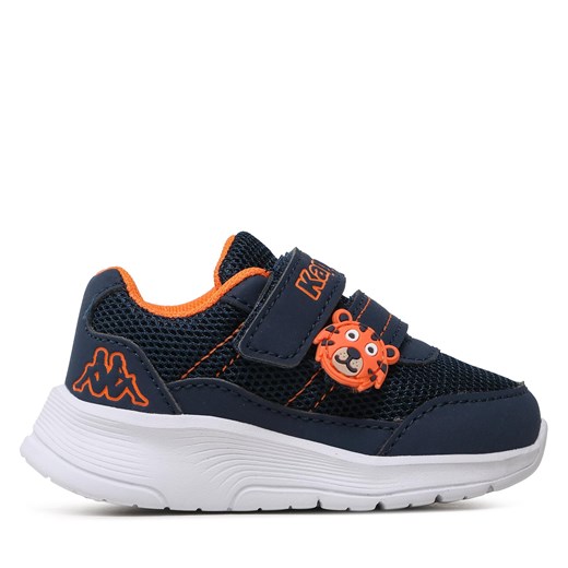 Sneakersy Kappa 280024M Navy/Orange 6744 ze sklepu eobuwie.pl w kategorii Buty sportowe dziecięce - zdjęcie 170962356