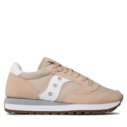 Sneakersy Saucony Jazz Original S2044 Beige/White ze sklepu eobuwie.pl w kategorii Buty sportowe damskie - zdjęcie 170962916