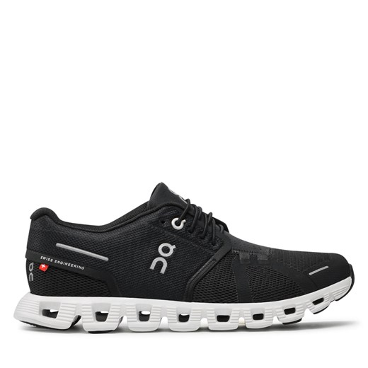 Sneakersy On Cloud 5 5998904 Black/White ze sklepu eobuwie.pl w kategorii Buty sportowe damskie - zdjęcie 170963025
