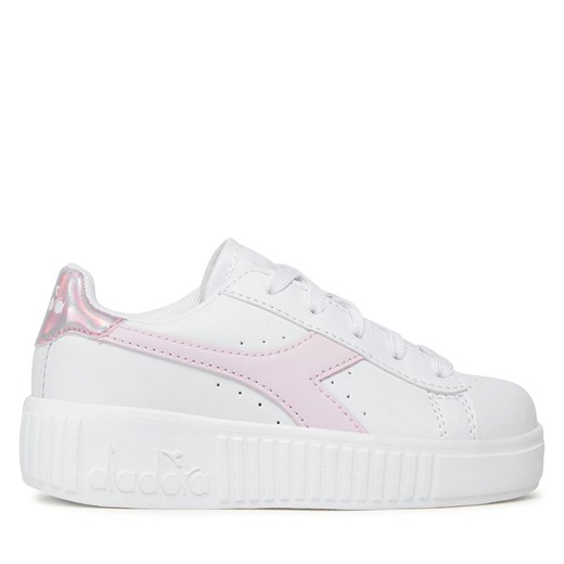 Sneakersy Diadora Game Step PS 101.177377-D0107 White / Metalized Pink ze sklepu eobuwie.pl w kategorii Trampki dziecięce - zdjęcie 170963126