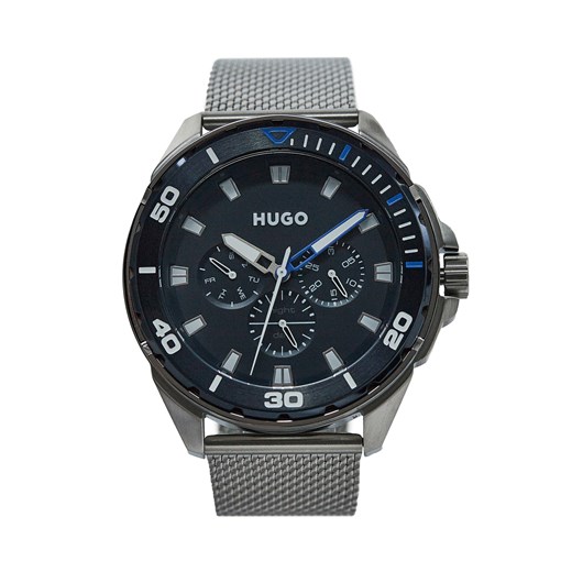 Zegarek Hugo Fresh 1530287 Srebrny ze sklepu eobuwie.pl w kategorii Zegarki - zdjęcie 170963235