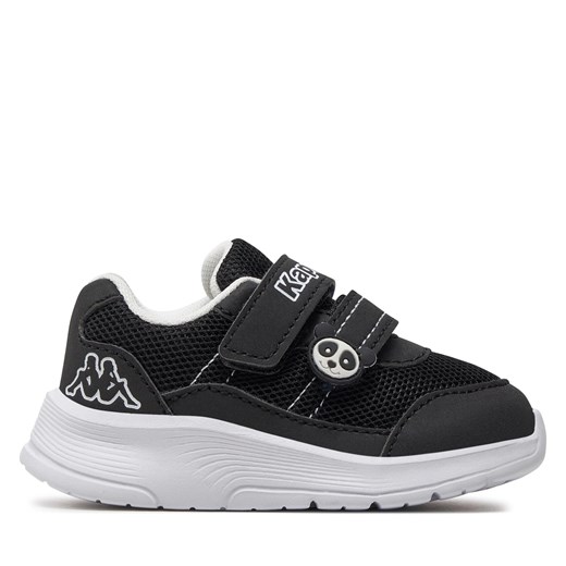 Sneakersy Kappa 280024M Black/White 1110 ze sklepu eobuwie.pl w kategorii Buty sportowe dziecięce - zdjęcie 170963408