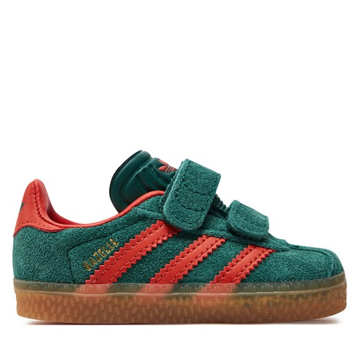 Buty adidas Gazelle Comfort Closure Kids IE8706 Cgreen/Prered/Gum3 19 okazja eobuwie.pl