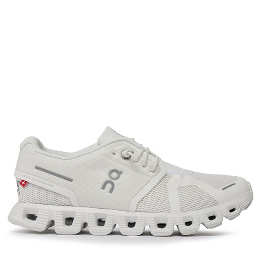 Sneakersy On Cloud 5 59.98373 Undyed/White/White ze sklepu eobuwie.pl w kategorii Buty sportowe damskie - zdjęcie 170963928
