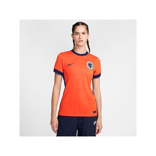 Damska koszulka piłkarska Nike Dri-FIT Holandia (drużyna męska) Stadium 2024/25 (wersja domowa) – replika - Pomarańczowy ze sklepu Nike poland w kategorii Bluzki damskie - zdjęcie 170966488