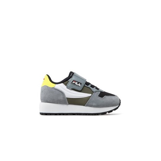 Fila Sneakersy Retroque Velcro Kids FFK0036.83149 Szary ze sklepu MODIVO w kategorii Buty sportowe dziecięce - zdjęcie 170968097