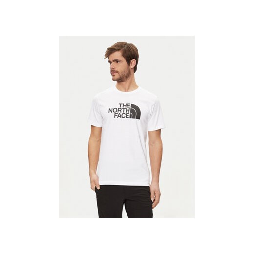 The North Face T-Shirt Easy NF0A87N5 Biały Regular Fit ze sklepu MODIVO w kategorii T-shirty męskie - zdjęcie 170968198