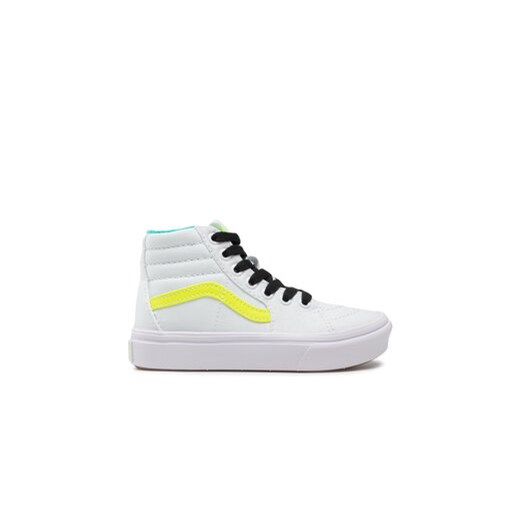 Vans Sneakersy Comfycush Sk8-Hi VN0A4U1RABV1 Biały ze sklepu MODIVO w kategorii Trampki dziecięce - zdjęcie 170968475