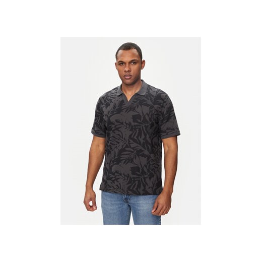 Jack&Jones Polo Guru 12250733 Szary Standard Fit ze sklepu MODIVO w kategorii T-shirty męskie - zdjęcie 170968686