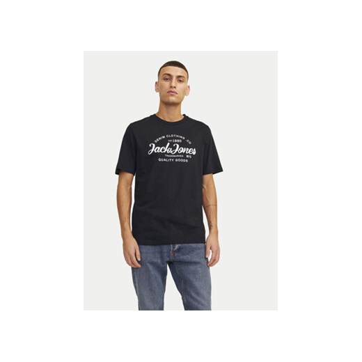 Jack&Jones T-Shirt Forest 12247972 Czarny Standard Fit ze sklepu MODIVO w kategorii T-shirty męskie - zdjęcie 170968778