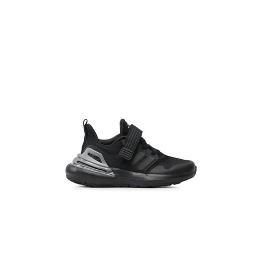 adidas Sneakersy Rapidasport Bounce Sport Running Elastic Lace Top Strap Shoes HP2734 Czarny ze sklepu MODIVO w kategorii Buty sportowe dziecięce - zdjęcie 170969009