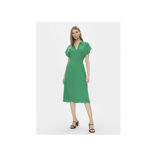 Tommy Hilfiger Sukienka codzienna WW0WW41868 Zielony Regular Fit ze sklepu MODIVO w kategorii Sukienki - zdjęcie 170969019