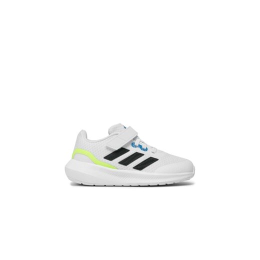 adidas Sneakersy RunFalcon 3.0 Elastic Lace Top Strap Shoes IG7279 Biały ze sklepu MODIVO w kategorii Buty sportowe dziecięce - zdjęcie 170969426