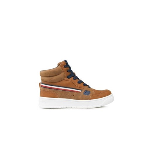 Tommy Hilfiger Sneakersy T3X9-33113-1355582 S Brązowy ze sklepu MODIVO w kategorii Buty sportowe dziecięce - zdjęcie 170969487