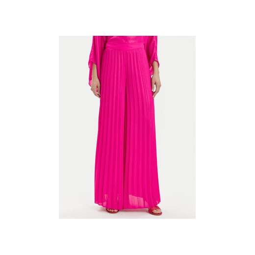 Lola Casademunt by Maite Spodnie materiałowe MS2414004 Różowy Relaxed Fit ze sklepu MODIVO w kategorii Spodnie damskie - zdjęcie 170969509