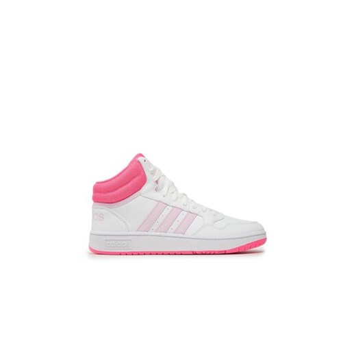 adidas Sneakersy Hoops IF2722 Biały ze sklepu MODIVO w kategorii Buty sportowe dziecięce - zdjęcie 170969838