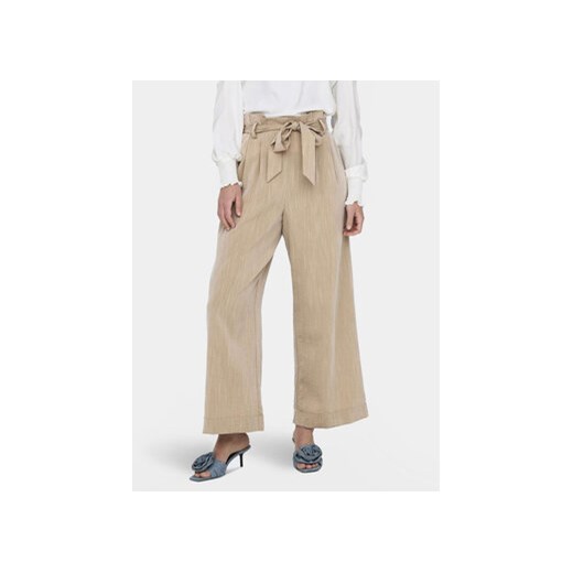 ONLY Spodnie materiałowe Marsa 15269628 Beżowy Flared Fit ze sklepu MODIVO w kategorii Spodnie damskie - zdjęcie 170970565