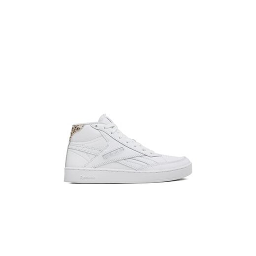 Reebok Sneakersy Club C Form Hi FZ6027 Biały ze sklepu MODIVO w kategorii Buty sportowe damskie - zdjęcie 170970799
