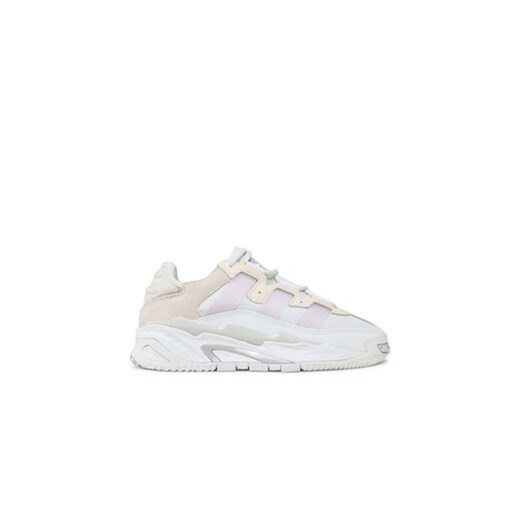 adidas Sneakersy Niteball Shoes ID3121 Biały ze sklepu MODIVO w kategorii Buty sportowe damskie - zdjęcie 170970928