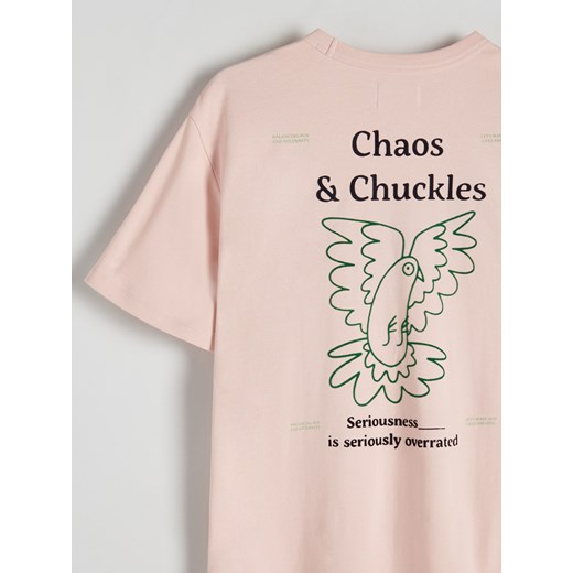 T-shirt męski Reserved bawełniany z krótkimi rękawami