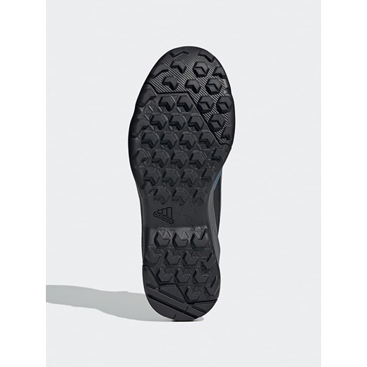 Granatowe buty trekkingowe męskie Adidas tkaninowe wiązane sportowe 