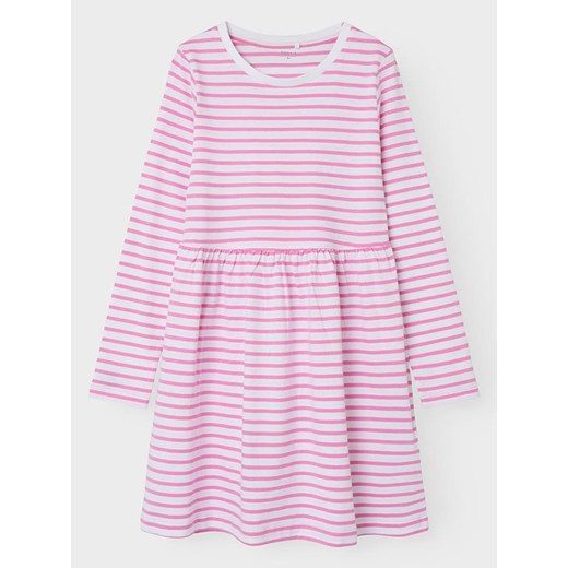 name it Sukienka &quot;Talli&quot; w kolorze różowo-białym ze sklepu Limango Polska w kategorii Sukienki dziewczęce - zdjęcie 170975175