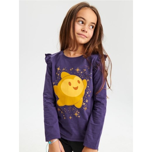 Sinsay - Koszulka Disney - fioletowy ze sklepu Sinsay w kategorii Bluzki dziewczęce - zdjęcie 170977839