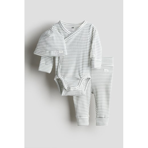 H & M - Komplet z regulacją wielkości - Zielony ze sklepu H&M w kategorii Odzież dla niemowląt - zdjęcie 170979578