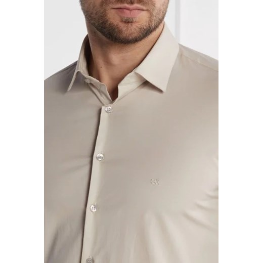 Koszula męska Calvin Klein z długim rękawem z klasycznym kołnierzykiem 